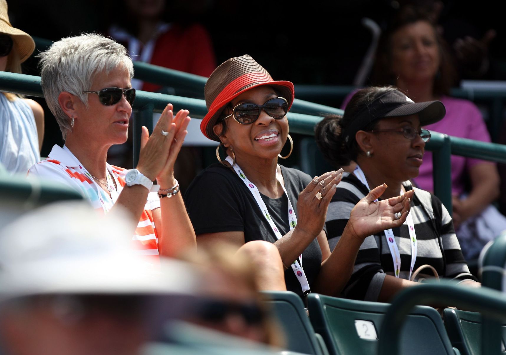 Minus the Pips, Gladys Knight cheers on Venus (copy)